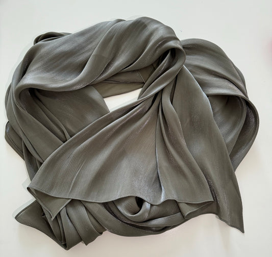 Khaki Korean Organza